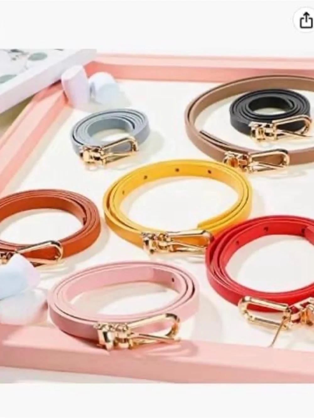 16 pieces girls belts